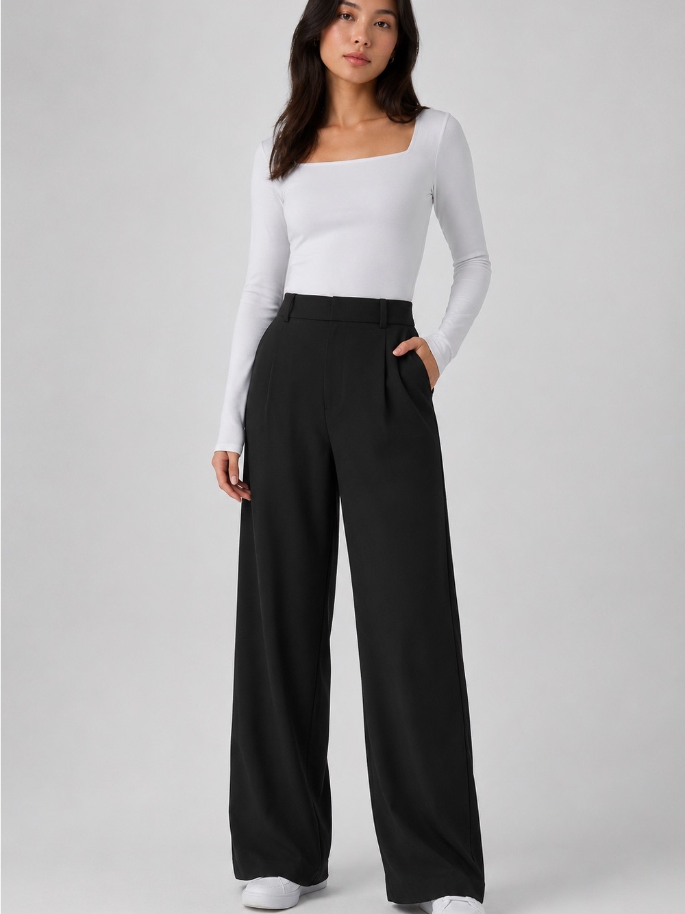 HALARA Petite Flex DayStretch High Waisted Straight Leg Work Pants